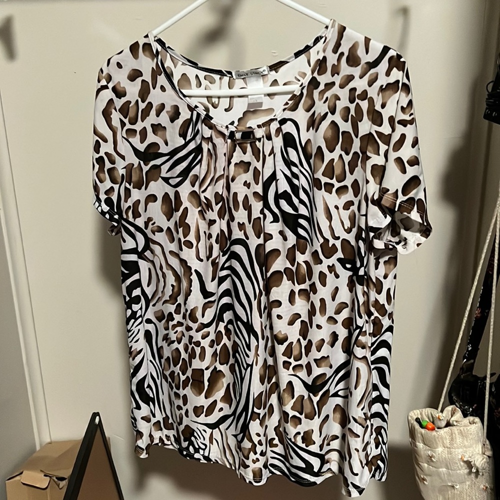 Cheetah print shirt